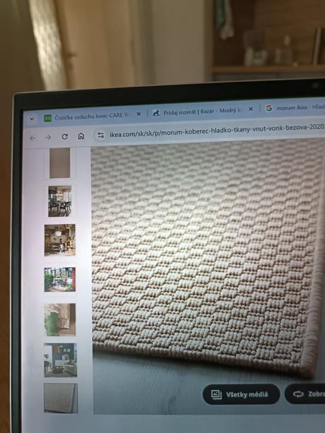 Koberec novy - interier a exterier 160x230 bezovy, 