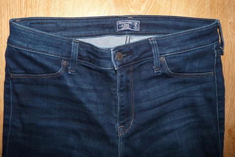 Tmavomodré elastické, abercrombie&fitch,36