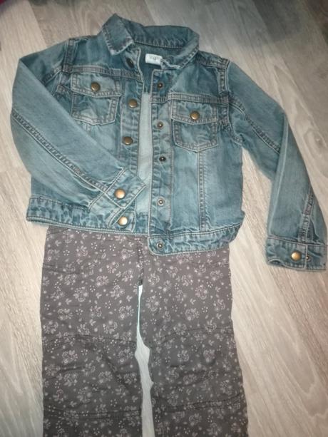 Podsite kvietkovane nohavice, f&f,104