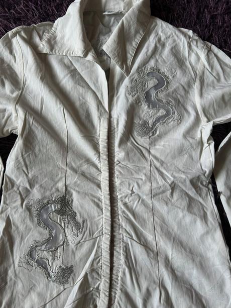 Elastická košeľa s drakom veľ. 36, 36