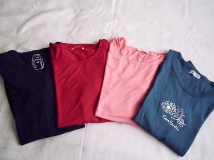 4 ks tričká, camaieu,l
