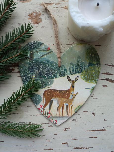 Vianočná dekorácia srdce- 13 nových vzorov,