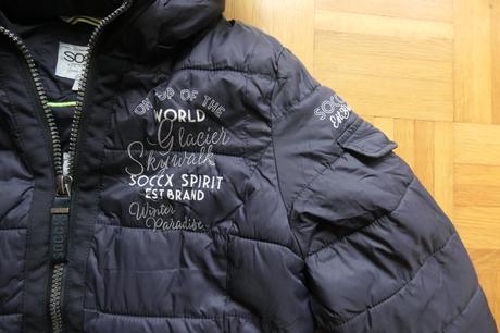 Soccx perfektna, kvalitna, dlha vetrovka m/l, soccx,m