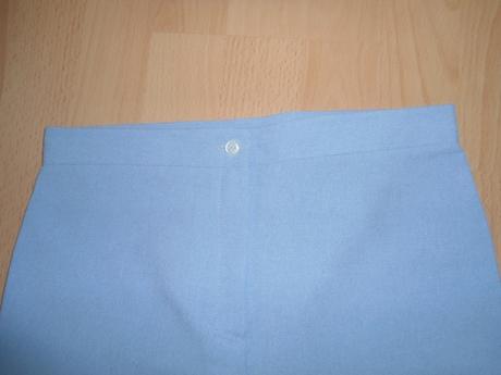 Bledomodre dievcenske nohavice, 152