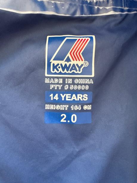 K-way chlapčenská windbreaker bunda, 164