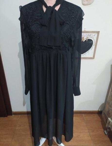 Šaty s mašľou, orsay,38