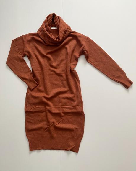 Pletené šaty s angorou, l / m / s / xl