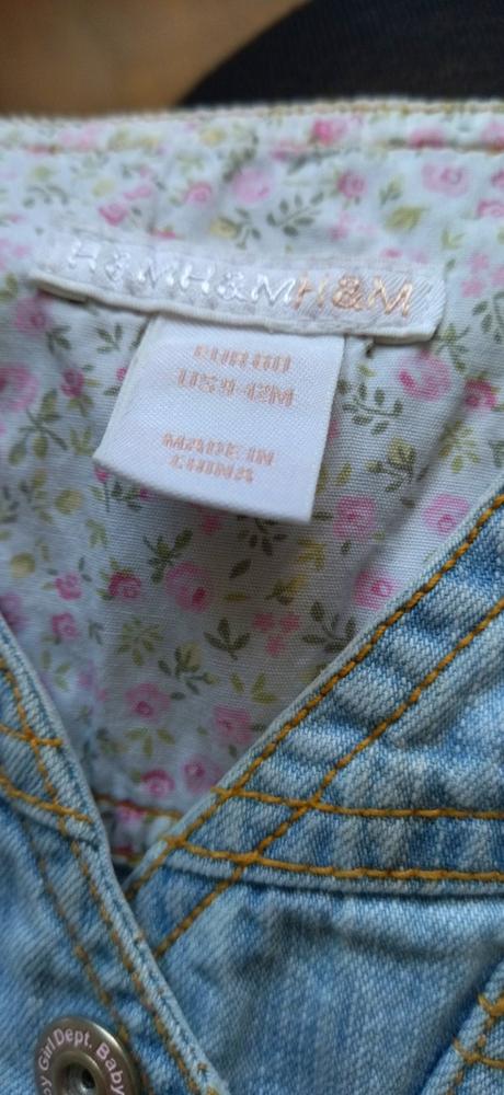 Vestička jeansova, h&m,80