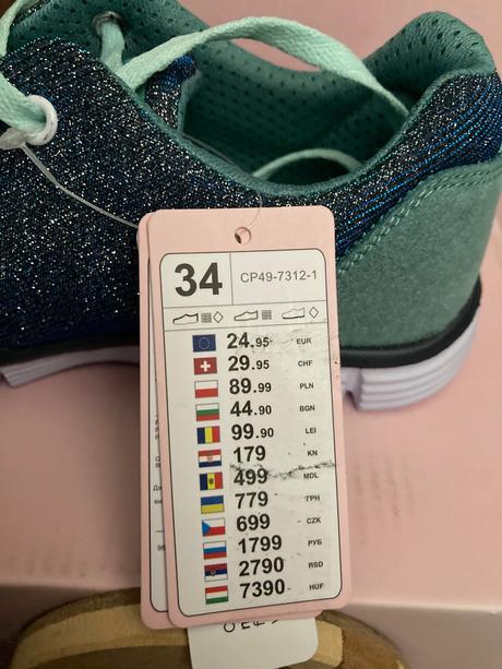 Trblietavé tenisky, nelli blu,34