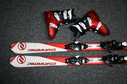 Lyže dynamic 130 cm , lyžiarky salomon, 130-139 cm