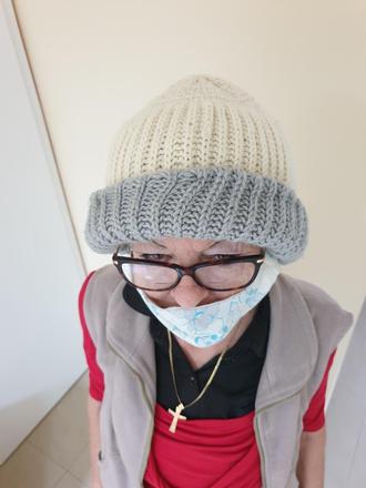 Obojstranná hrubá čiapka,