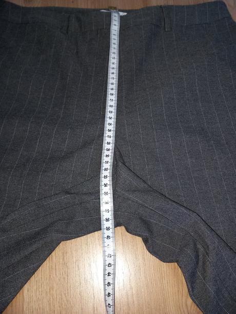 Sivé široké pásikavé nohavice reserved 40/42/l, reserved,l