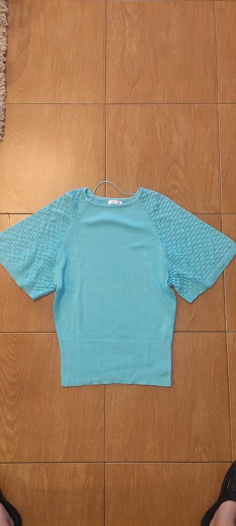 Dámsky svetriík s krátkymi rukávmi.., bonprix,40