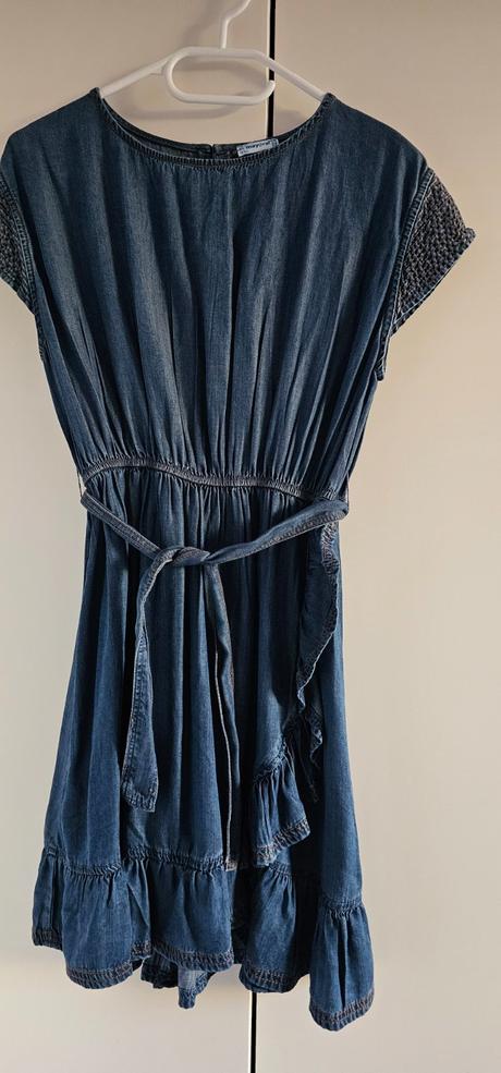 Riflové letné šaty, mayoral,158