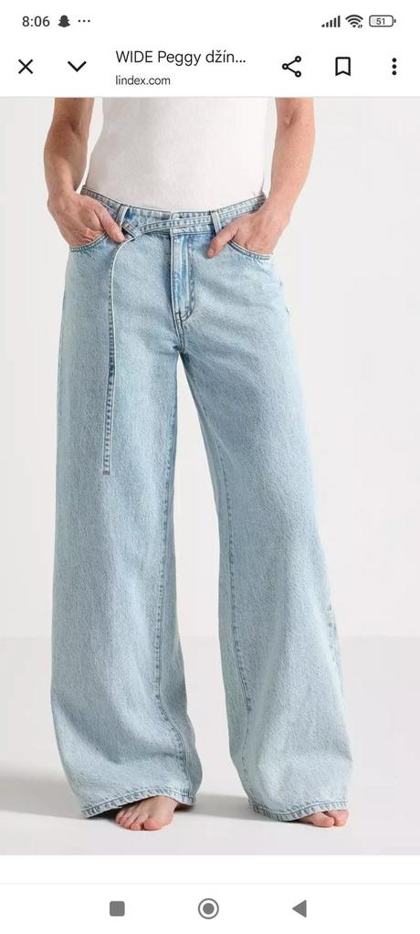 Lindex wide široké rifle, lindex,48