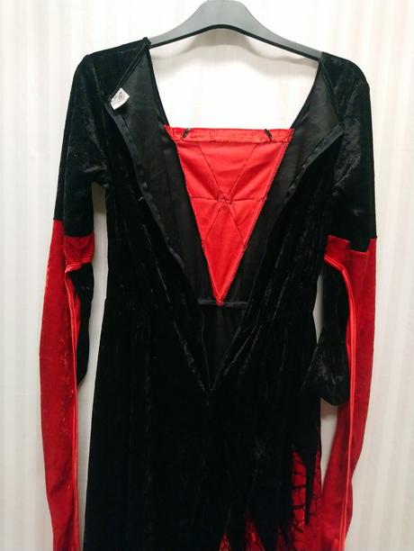 2-dielny kostým červená pavúčia žena, fries, s-m, 