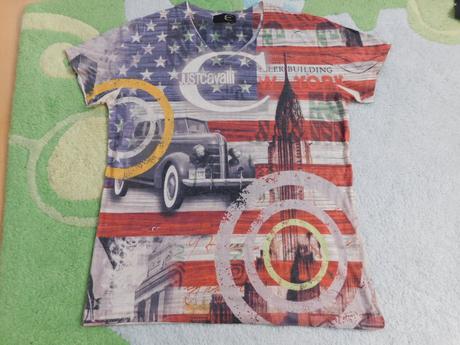 Tričko s nápisom just cavalli, m