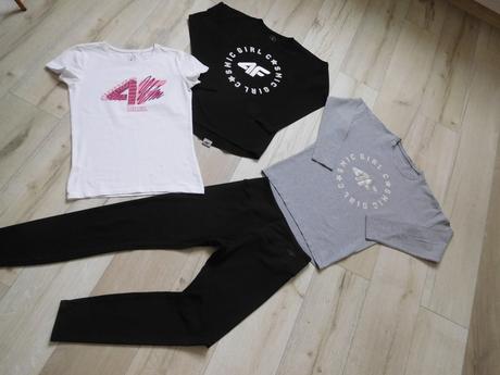 4f  tričká bavlnené+legíny,  158v, alebo s,, 158–170