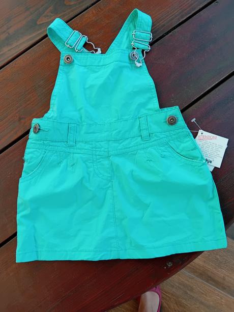 Sukňa na traky, šaty nové s visačkou, dirkje,86