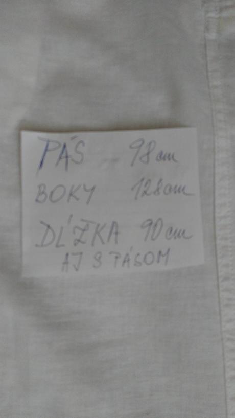 Sukna letna biela mana, 48