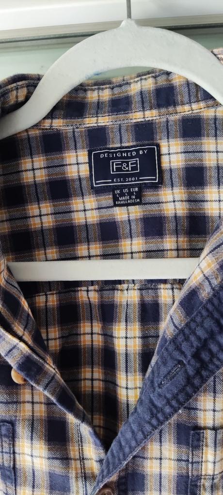 Károvaná košeľa panska l, f&f,48