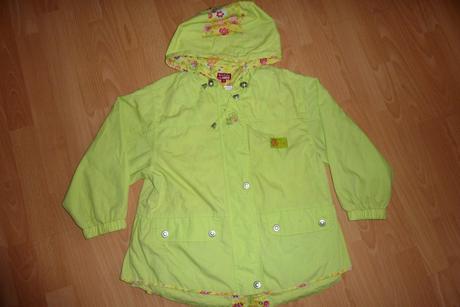 Vynil fraise kabát, kvalitný, v. 122-128 / 7rokov, 122
