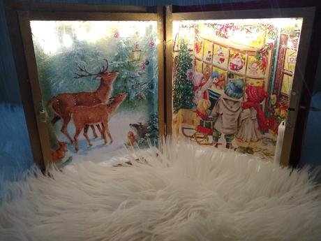 Vianočná dekorácia v tvare knihy, 