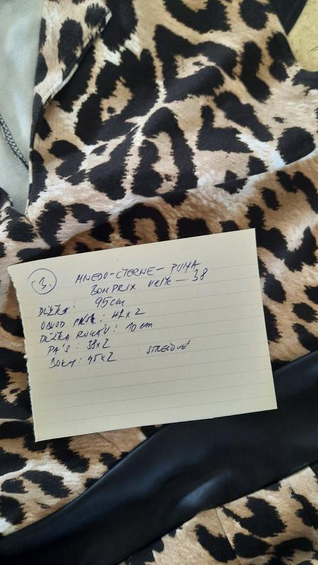 3.ŝaty hnedo-čierne  38, bonprix,38