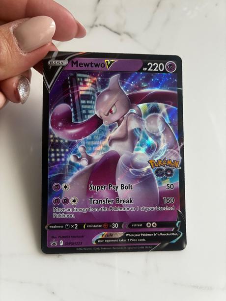 Pokemon karta mewtwo,