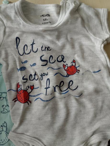 Krátkorukavove bodycka, f&f,68