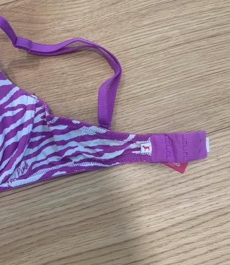 Pink košíková fialová podprsenka 32d, victoria's secret,70d