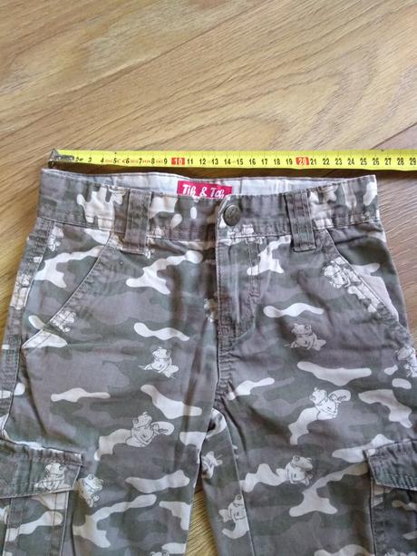 Maskáče kraťasy 104, tik & tak,104