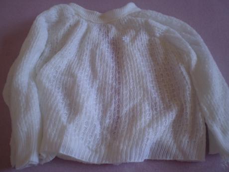 Biely svetrík pre bábätko, 56