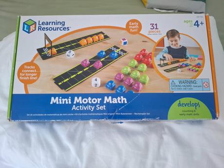 Mini motor math - zaciatky pocitania, 4+,
