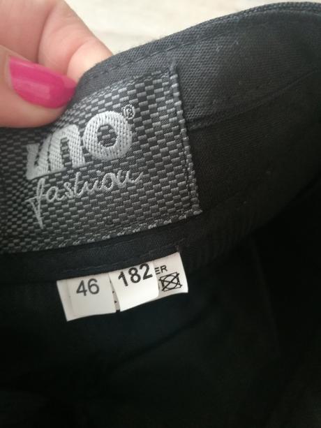 Panske čierne nohavice tesilove rozne velkosti, 56