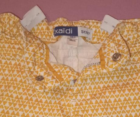 Detské nohavice denim, skiny,98