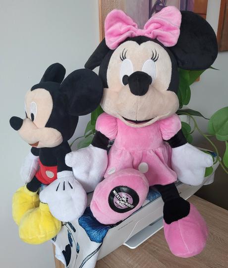 Veľká minnie 50cm a mickey 40cm,