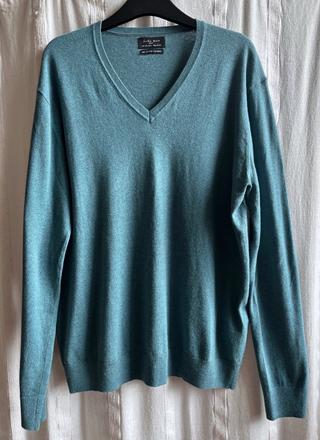 Zara pulover s hodvábom + kašmírom vel.l, zara,l