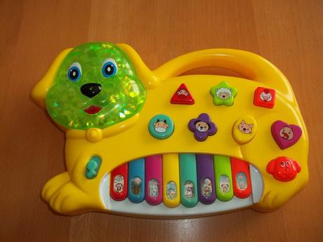 Hrací psík - zvuky, melódie, slová -anglický jazyk, 