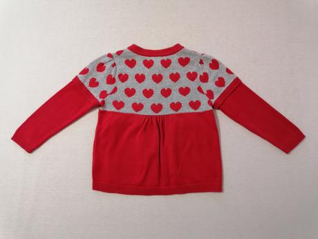 Svetrik minnie strieborno-červeny, george,92