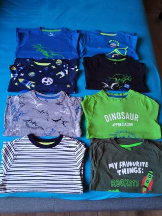 Tričká s dlhým rukávom, 104–116