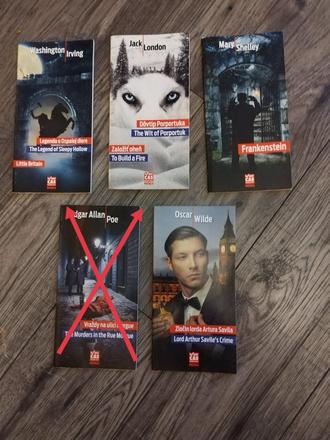 Dvojjazyčné knižky slovensky/anglicky 4x,