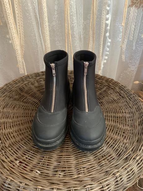 Zara čižmy na zips na platforme, zara,37