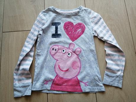 Tričko s prasiatkom peppa pig, next,98