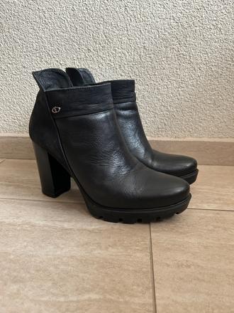 Kožené členkové čižmy -38, lasocki,37