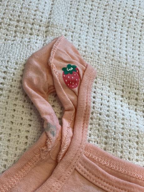 Dievčenské body s jahodami so cute (80), 80