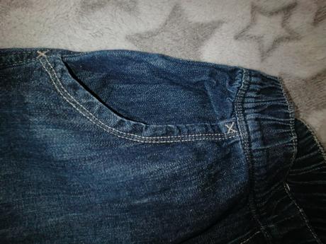 Tenšie rifle na gumu, h&m,116