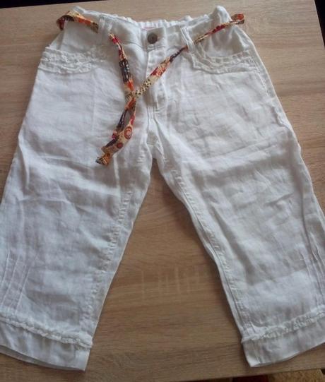 Dievčenské trištvrťáky s opaskom, wenice,134