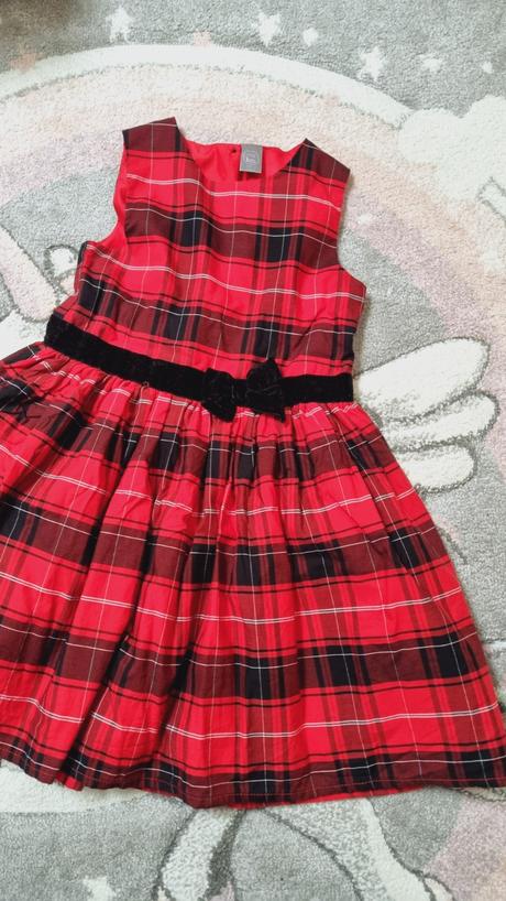 B3410 šaty vianočné, 128