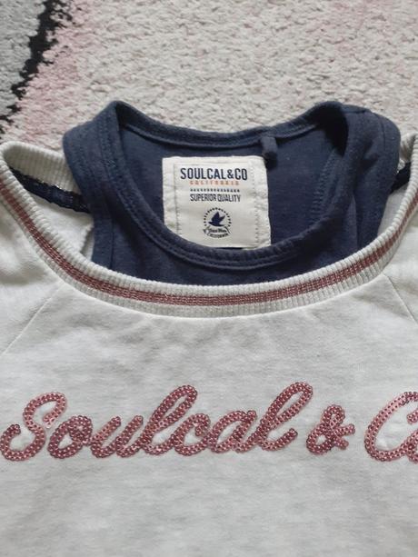 Mikina-croptop+tielko, bonprix,128